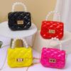 Fashion Kids PU Leather Crossbody Bags Girls Heart Shoulder Bags Children Mini Coin Purses Jelly Bag Kids Handbag Gifts