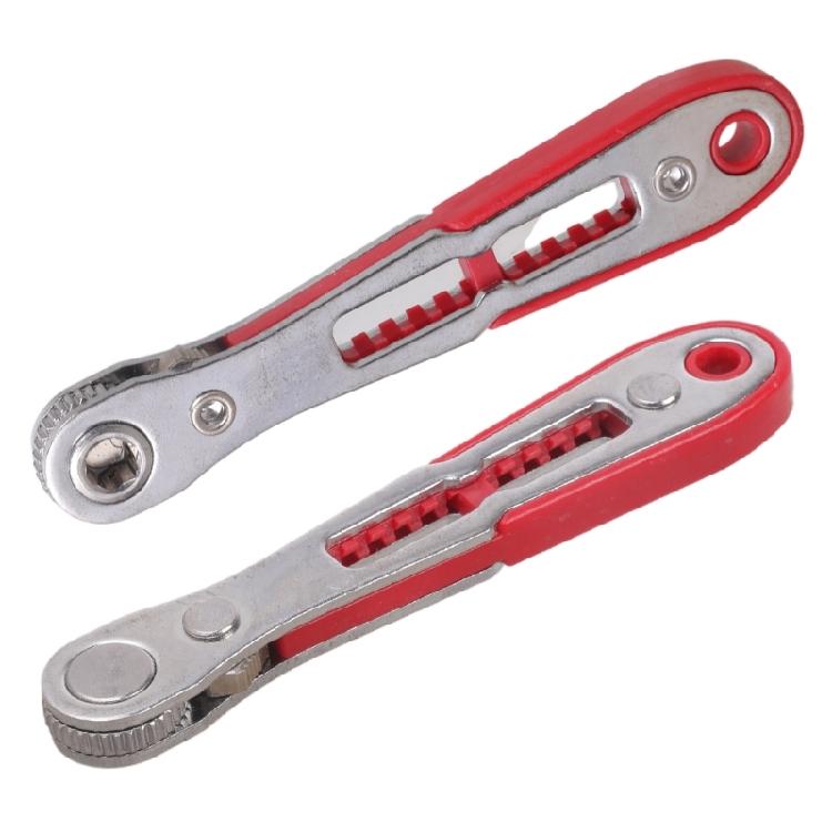 Mini Ratchet Spanner 36 Teeth AntiSlip Grooves Ratchet Screwdriver Durability Carbon Steel For Tight Engine Space