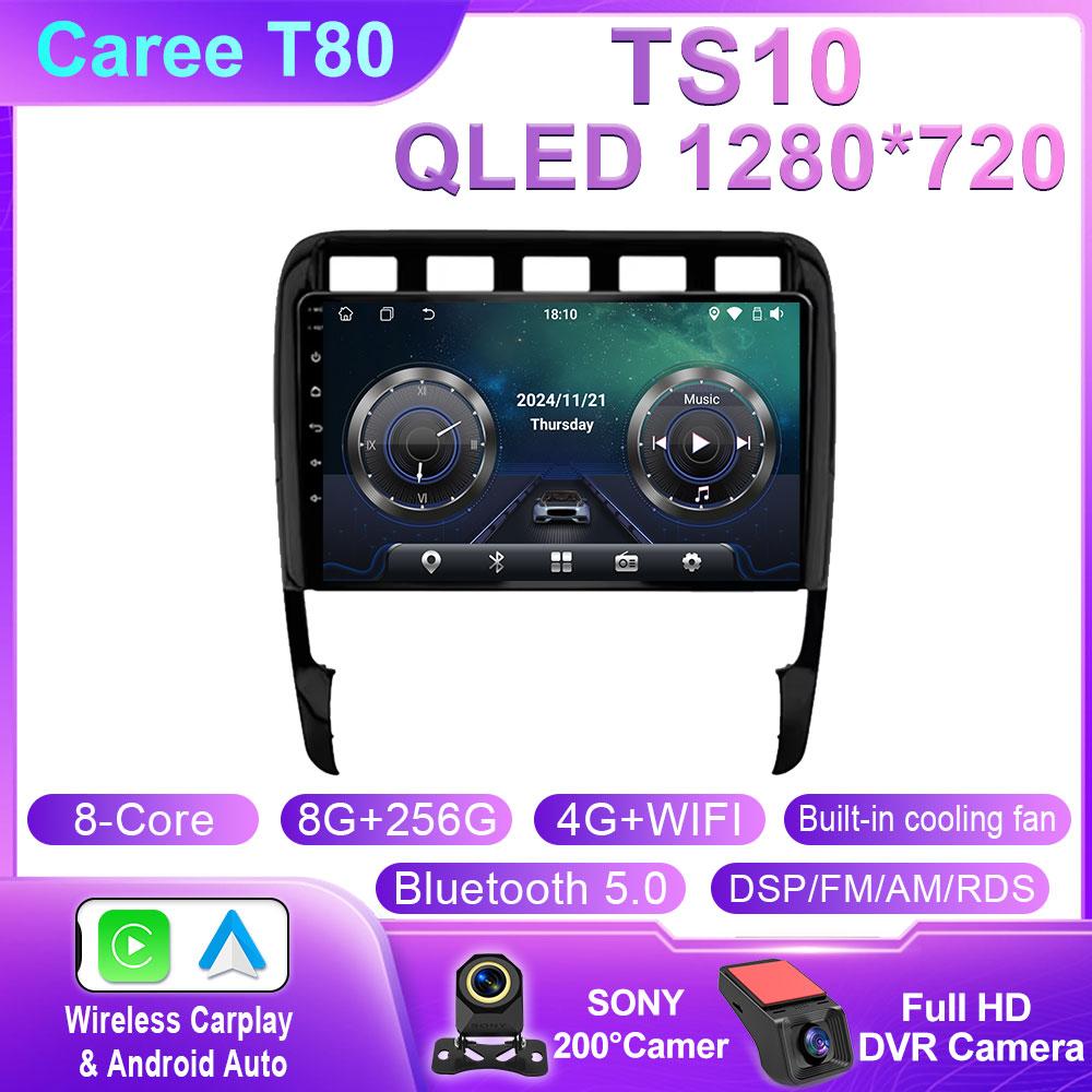 Android 14 Car Radio Car Multimedia Video Player WIFI For Porsche Cayenne 957/955 2002 - 2010 HeadUnit GPS Autoradio Carplay BT