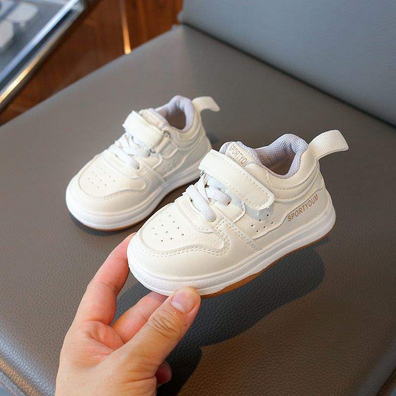 

Детская спортивная обувь осень-зима 2025 новая для девочек универсальная модная для мальчиков на мягкой подошве бархатные кеды повседневная обувь корейская версия 30 size/inner length 18.5cm