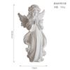 8–30cm Continental-Inspired Resin Praying Angel Figurine | Distinct Contemporary Style Workmanship Bedroom & Shelf Adornment
