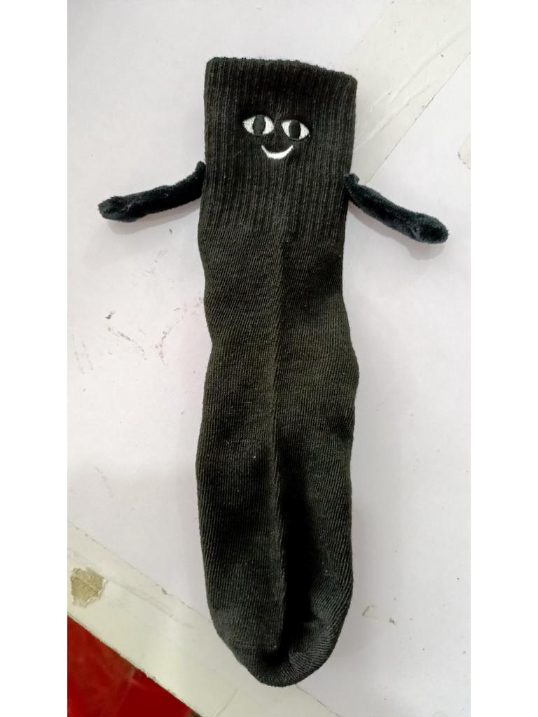 Magnetic Knitted Hand-Holding Christmas Socks - Funny Couple and Influencer Style