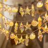 Harbor Series LED Solar Seashell & Starfish Christmas String Lights - Festive Room Decor