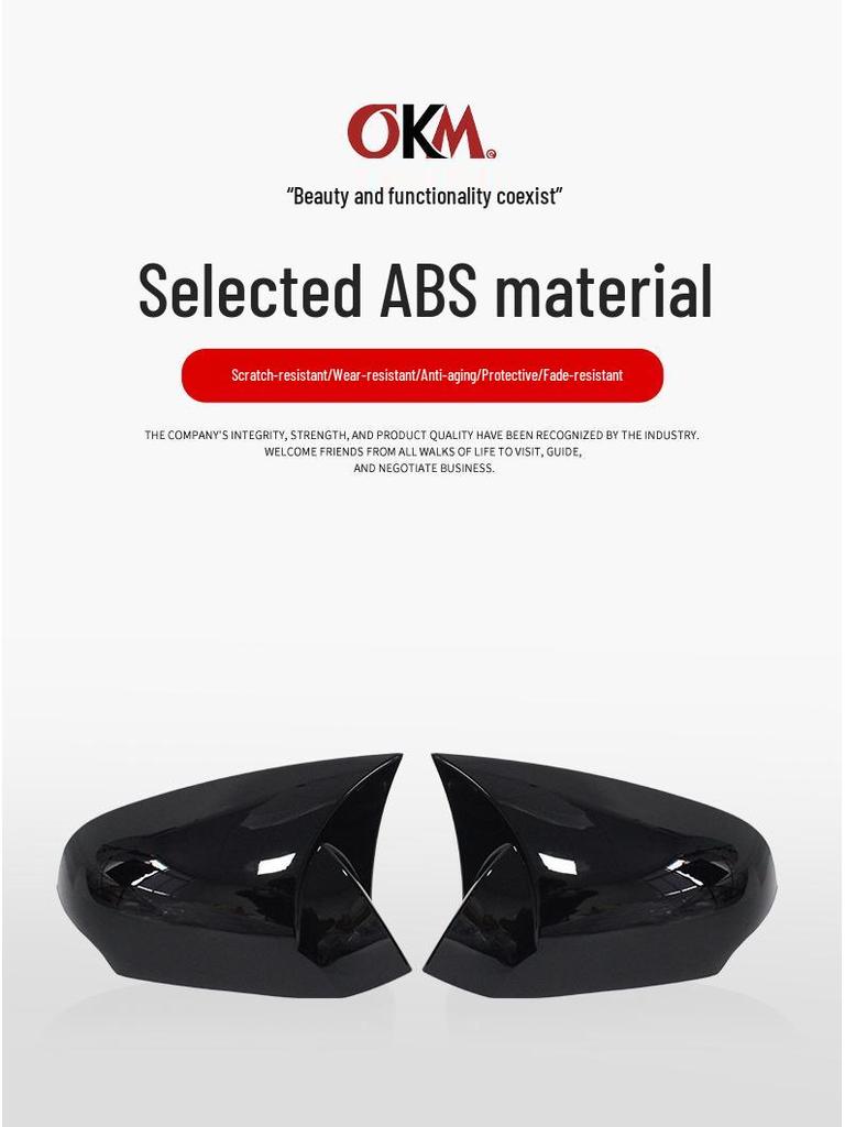 Renault Fluence Megane 3 Rückspiegelabdeckung Schale aus Kohlefaser