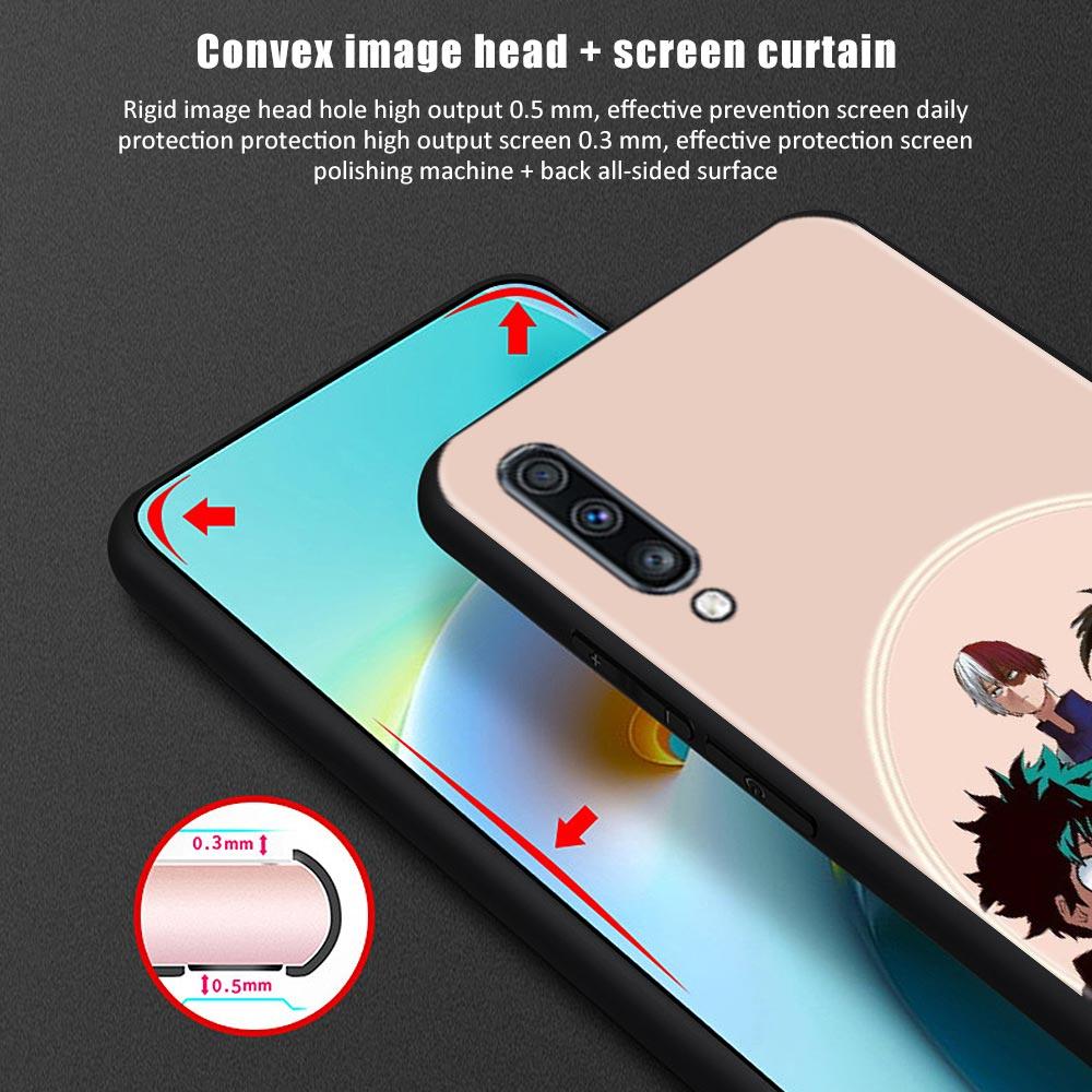 My Hero Academia Silikon Handyhülle für Samsung Galaxy A50 A70 A10 A20e A30 A40 A20s A10s A10e A80 A90 A60 A30s Cover Shell