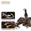 Mechanischer Skorpion MOC Bausteine Spielzeug Mecha Kreatives Tiermodell DIY Bausteine Schreibtischdekoration Erwachsene Kinder Geburtstagsgeschenke NEU