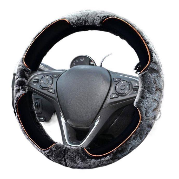 Winter Plüsch Lenkradbezug für Buick Envision, Angkewei, Excelle, Verano, LaCrosse, Regal, GL8 - 6-Speichen.
