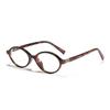 2396 Nerd TR90 Oval Tortoiseshell Women's Eyeglasses with Prescription & Anti-Blue Light Lenses