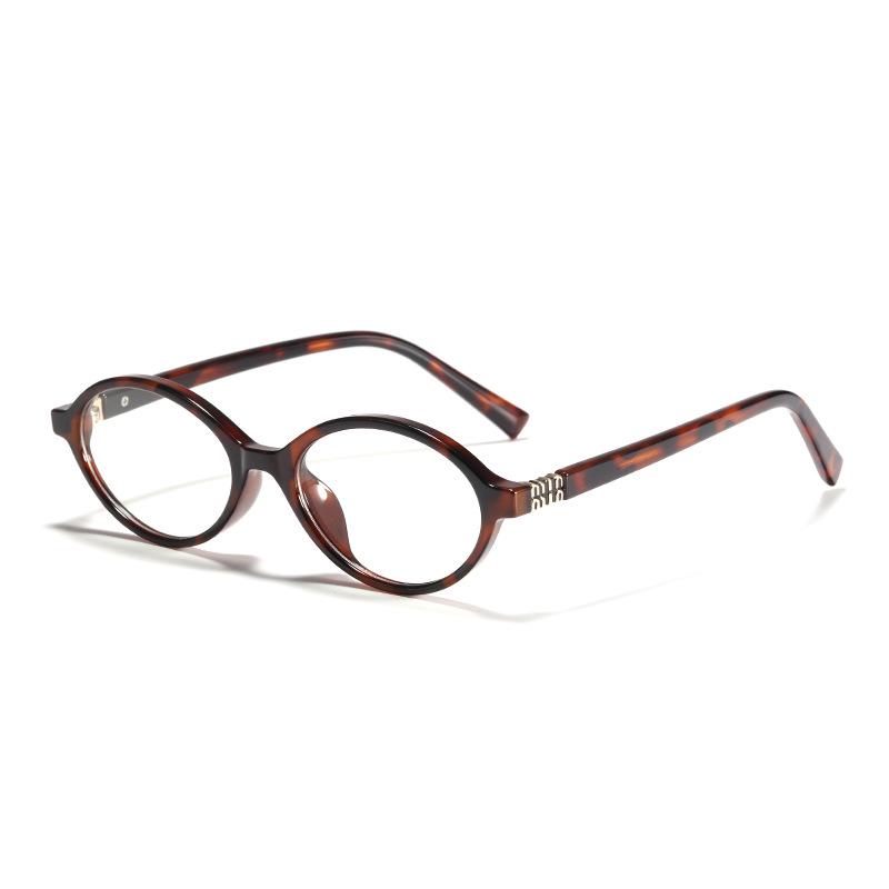 2396 Nerd TR90 Oval Tortoiseshell Women's Eyeglasses with Prescription & Anti-Blue Light Lenses