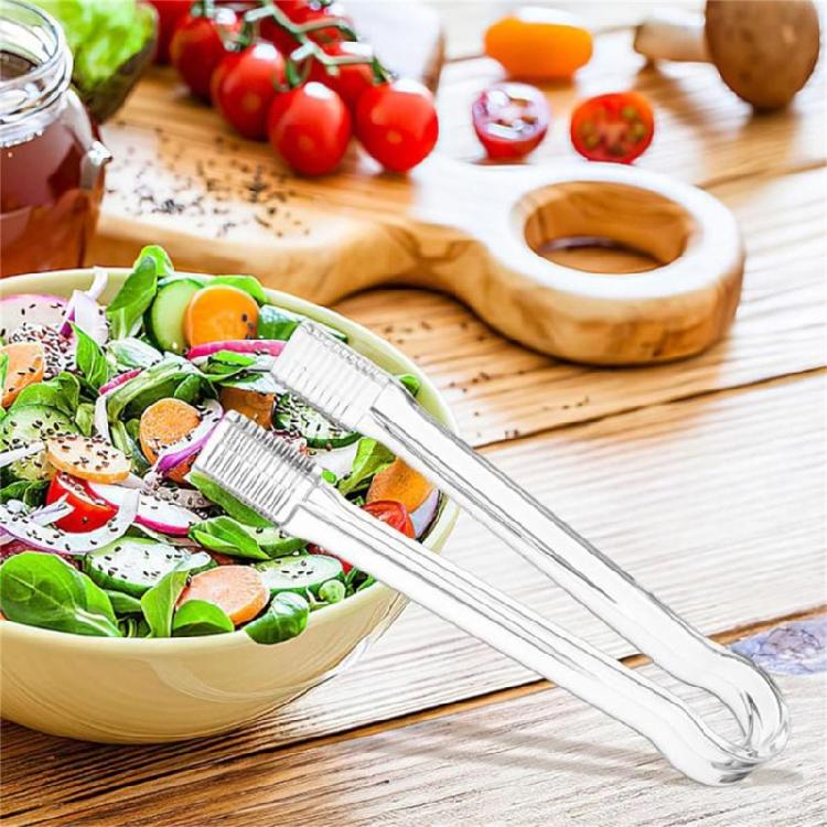 10 Piece Miniature Ice Clip Clear Sugar Tongs Buffets Serving Clamps For Beer Cocktails Party Catering Accessories