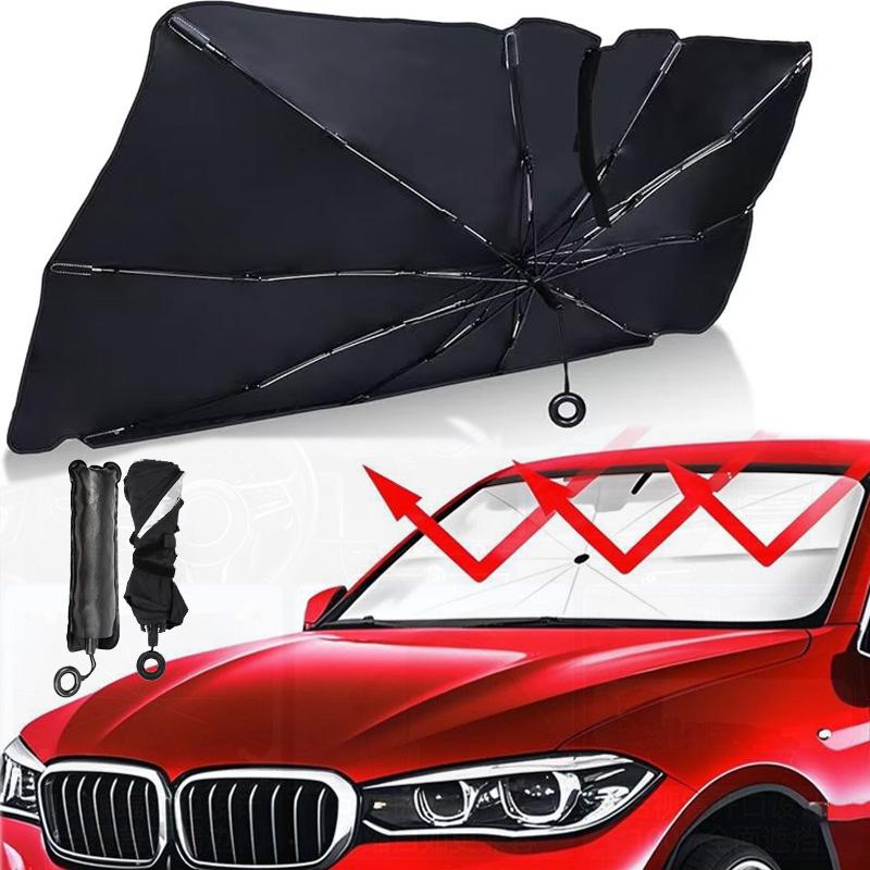 Car Sunshade Umbrella Windshield Sun Shade Parasol Summer Interior Shading Protector Protection Accessories