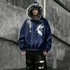 Loose-Fit Sweatshirt with Faux Fur Collar, Soft-Lined Zipper, and Side Pockets—Warm Top for Men and Women, Unisex Casual Cardigan