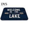 Waterproof Outdoor Patio Mats Beach House Entrance Rug, Starfish Shell Welcome Mat, Non-slip Coastal Indoor Utility Bathroom Door Mat for Front Decor