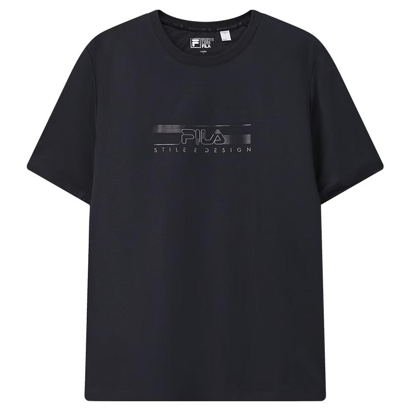 Fila Men's Casual Knitted Short Sleeve T-Shirt