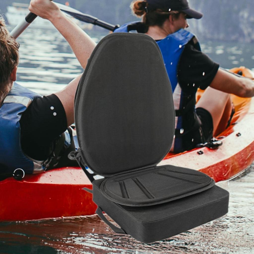 Kayak Seat Boat Accessory Portable with Back Support Canoe Backrest Cushion Surfing