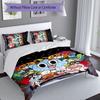 3pcs The Amazing World of Gumball1 pattern bedding set duvet cover set includes duvet cover &pillowcases, perfect all season bedroom decoration & gift