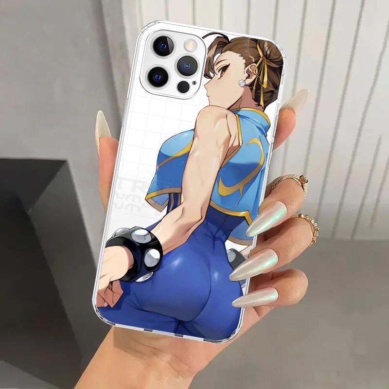 ChunLi S-Street F-FighterS Phone Case for Iphone 17 Air 16 15 Plus 14 13 Mini 12 11 Pro Max 16E 7 8 SE 2020 Soft Funda Print She