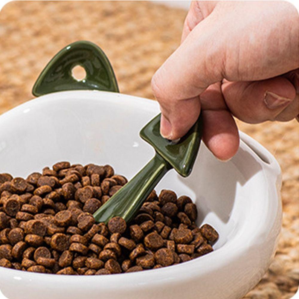 Large Capacity Pet High Foot Bowl Non-slip Dog Food Feeding Basin Ceramic Cat Bowl  Kitten Puppy