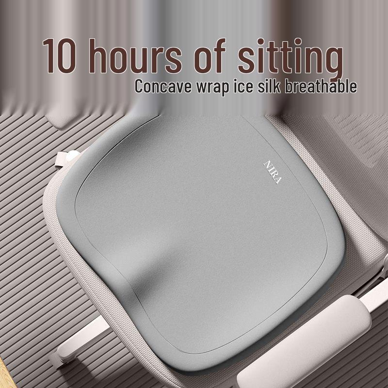 Enhanced Memory Foam Seat Cushion for Tailbone Support and Posture Correction