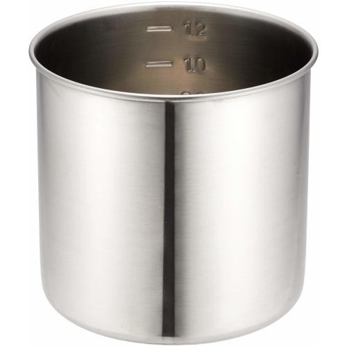EBM 18-8 Kitchen Pot/Stock Pot, 12cm, Handleless