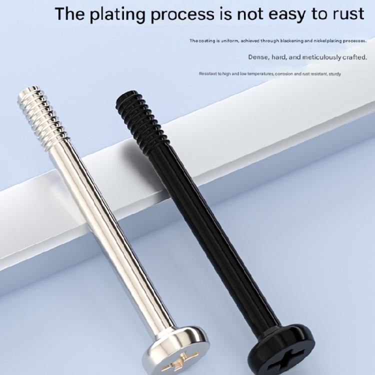 Reusable Computer Case Fan Long Screw Modified PC Cooling Fan Screw Stability Cooling Fan Mount Screw for PC Accessories