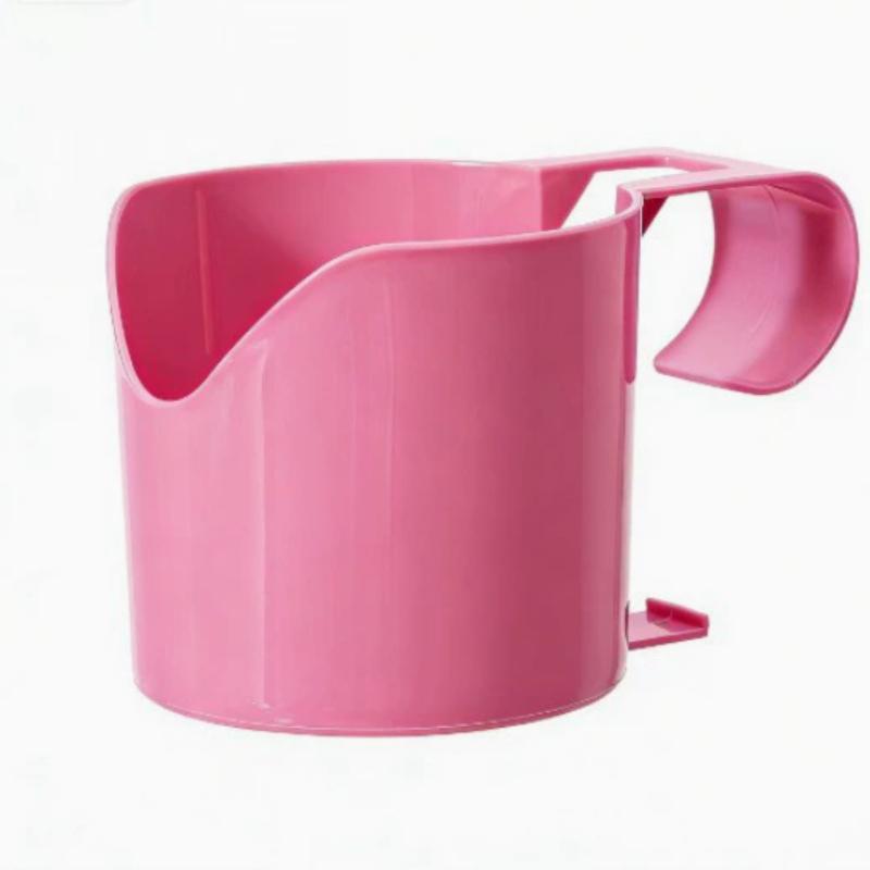 1pcs Poolside Cup Holder Outdoor Storage Rack for Swimming Pool, Hanging Holder for Drinks and Beer Cups