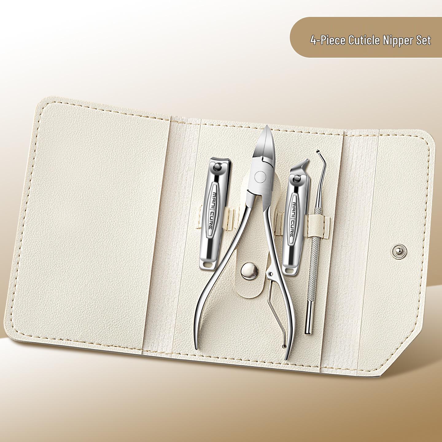 Douyin Popular Oblique Nail Clippers Set for Women