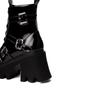 Women's high-heeled short boots autumn and winter new waterproof table thick-heeled large-size thick-soled Roman boots