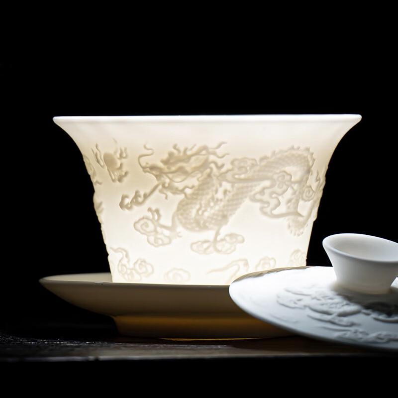Simple White Porcelain Kung Fu Tea Set