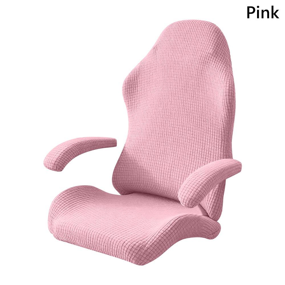Stretchy Slipcovers Thicken Chair Cover Set Simple Gaming Chair Covers  for Office Home
