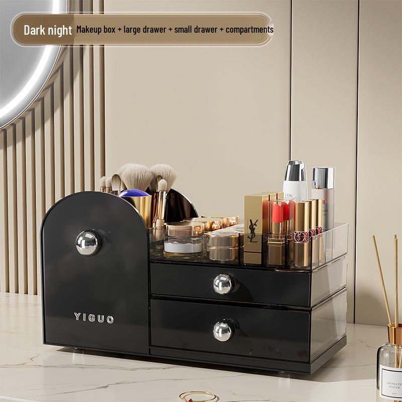 

Органайзер для ухода за кожей и косметики большой вместимости с выдвижными ящиками See product details for size