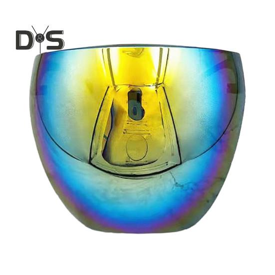 

Солнцезащитные очки на все лицо для мужчин и женщин, зеркальные очки, защитные очки на все лицо, для велоспорта, бега, спорта золотистый