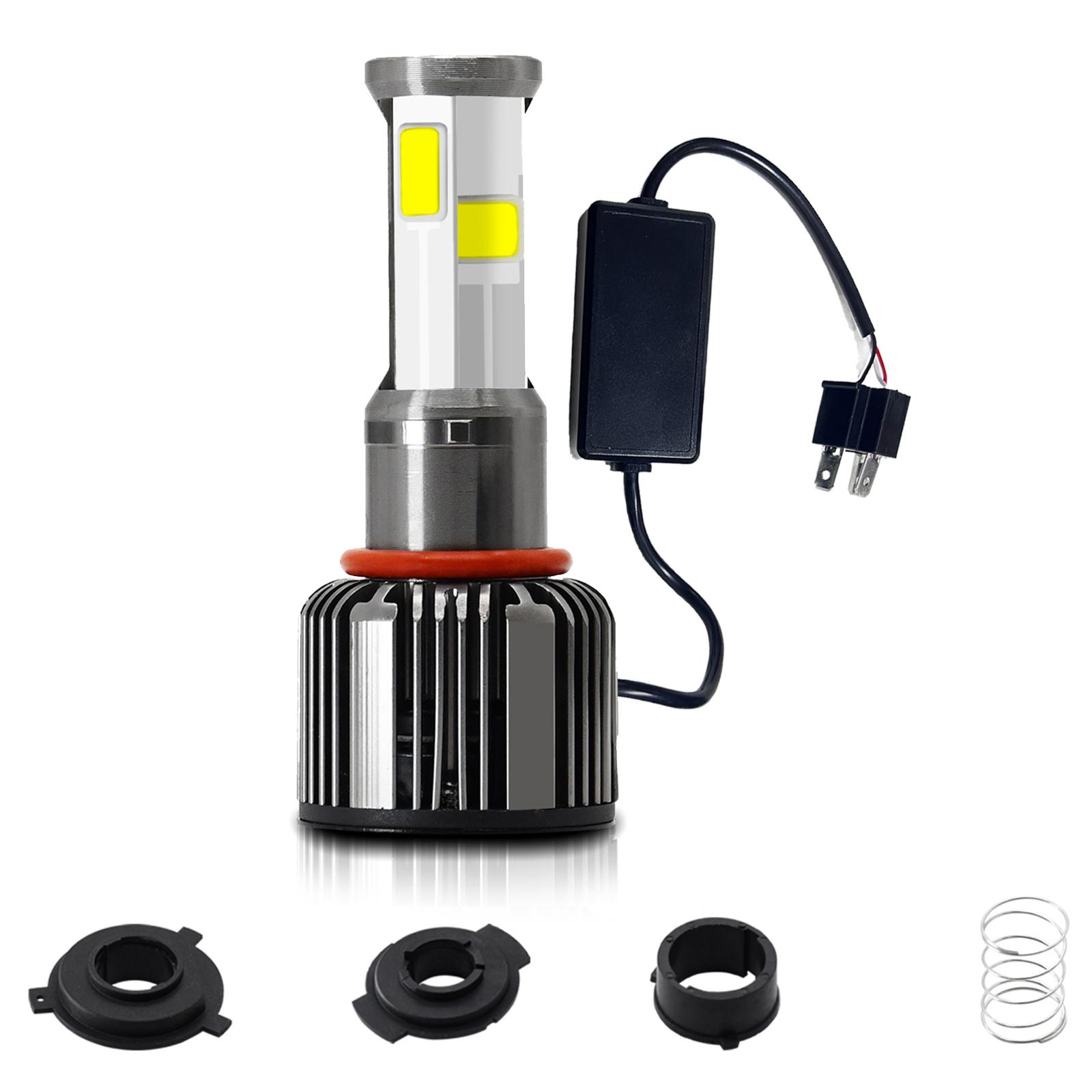 

H4 9003 LED Bulbs Super Brighter H4/9003 Hi/Lo Beam LED Bulbs Cool White HB2 LED Bulbs for Motorcycles 10-32V