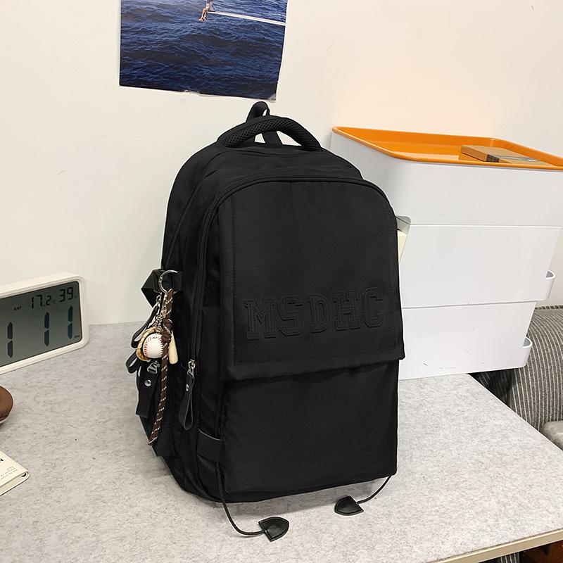 School Bag High Quality School Bag Ins Trendy Couple Leisure Travel Backpack Large Capacity Strong and Durable