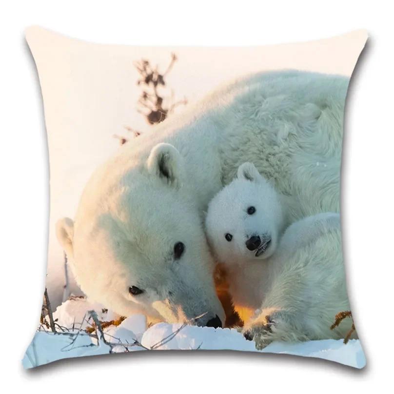 

Чехол для подушки для украшения дома, животное, жираф, большая кошка, зебра, для дивана, стула, автокресла, друга, спальни, подарка 40x40cm