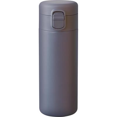 Wahei Phrases Dishwasher Safe Seamless Water Bottle Mug Bottle 350ml Navy One-Touch Stopper Vacuum Insulated Bottle Thermal/Cold RH-1697