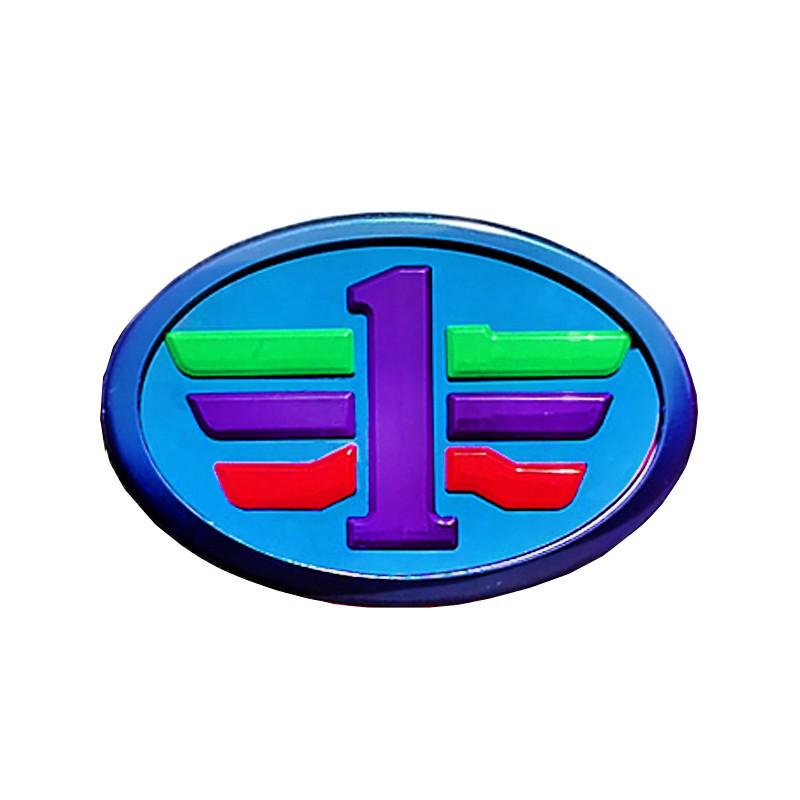 

Jiefang JH6 3D Наклейка-эмблема грузовика из нержавеющей стали с изменяющимся цветом