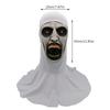 Halloween Nun Horror Mask Cosplay Scary Latex Masks With Headscarf Full Face Helmet Halloween Party Props
