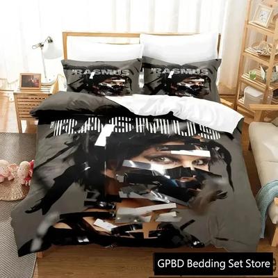 Luxuriöses Neues 3D-Druck The Rasmus Bettwäsche-Set Bettbezug Bett-Set Steppdeckenbezug Kissenbezug King Queen Größe Jungen Erwachsene Bettwäsche-Set