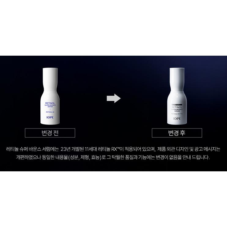 IOPE Retinol Super Bounce Serum – Gentle Elasticity Care, Korean