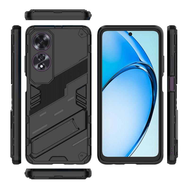 Phone Holder Case For Oppo A60 Case Bumper Anti-knock Armor Full Edge Back Cover For Oppo A60 Case For Oppo A60 A 60 6.67 inch