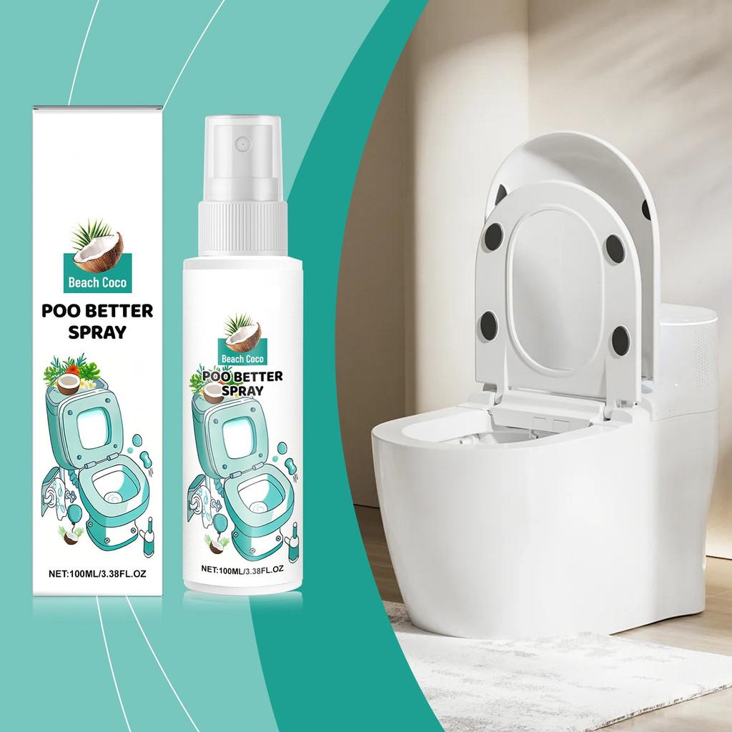 Toilet Cleaning Spray, Refreshing And Clean Toilet, Long-Lasting , Portable Care For Home And Hotel Toilets 100ml