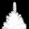 VidaXL Sapin de Noël Artificiel avec Support Décoration de Noël Sapin Réaliste Salon Salle de Séjour Intérieur Maison Blanc 321021