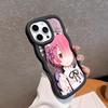 ReZero Ram Waifu Mobile Phone Case for iPhone 17 16 15 14 13 12 11 Air Pro Max Plus Wavy Edge TPU Colorful Cover Cover Luxury