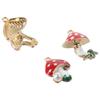 20pcs 20pcs Mushroom Pendant Charms 5 Shapes Jewelry Crafts Making Necklace Red Mushroom  Women