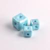 UV Colourful Recessed Square Acrylic Beads - Straight Hole Spacers for DIY Phone Chains Bracelets Jewelry