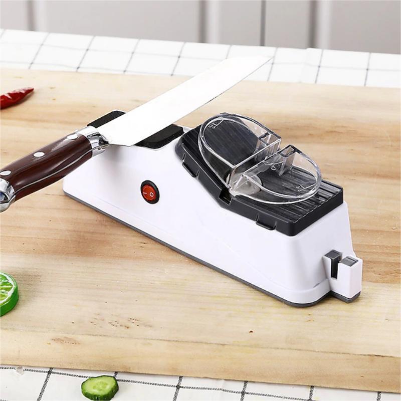 USB Electric Knife Sharpener-Fast and Automatic Sharpening for Kitchen Knives Tool Knife Scissor Sharpening