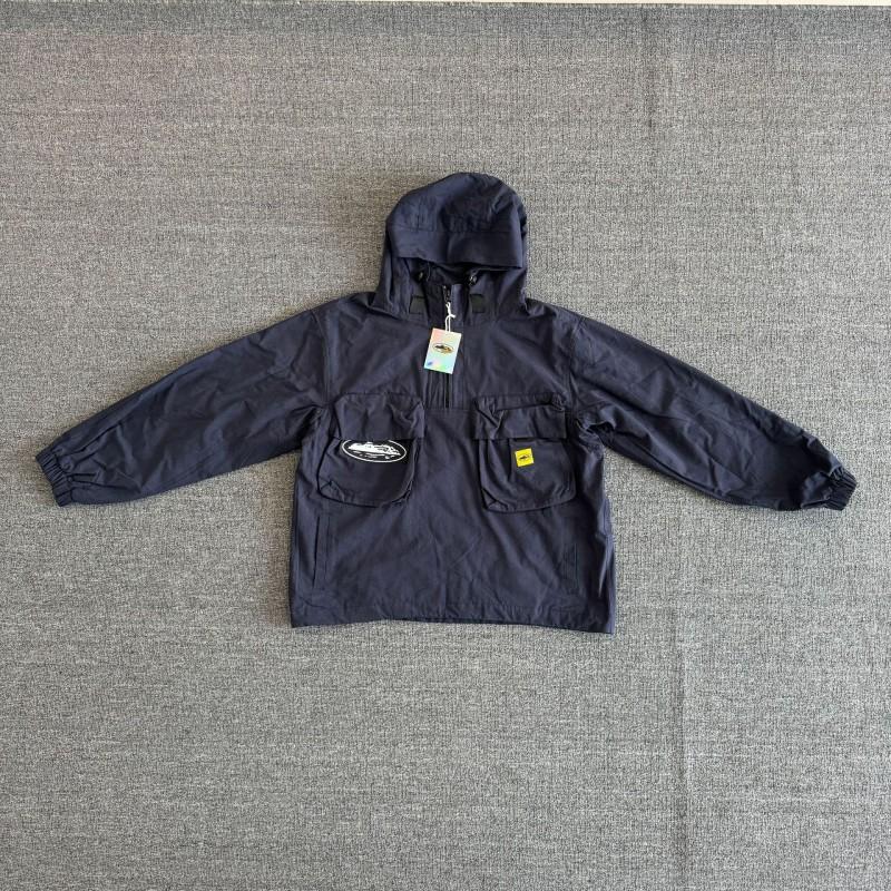 Corteiz Alcatraz Storm Half-Zip Utility Jacket