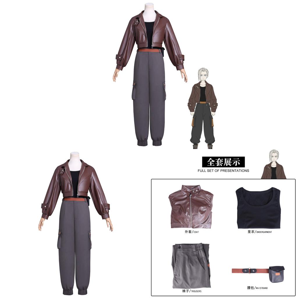 The Legend Of Hei Cosplay Jacket With Polyester Fabric For Anime Role Play