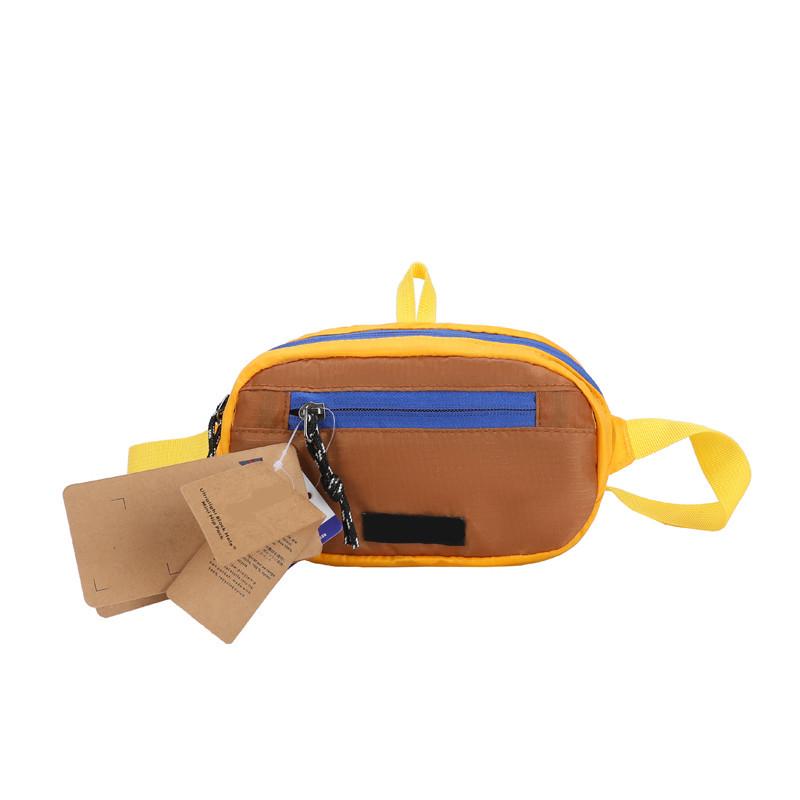 Trend Dopamin Colorblock Unisex Crossbody Sport Hüfttasche für Outdoor-Aktivitäten